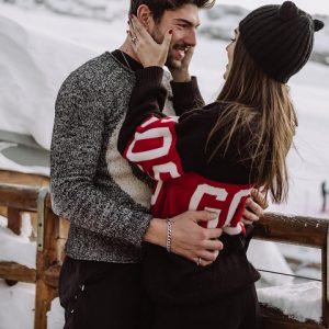 foto Cecilia e Ignazio sulla neve