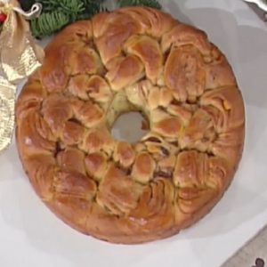 foto ciambella intrecciata di Natale