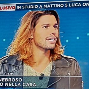 foto luca onestini mattino 5 intervista