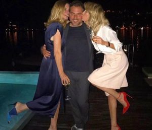 Foto Alessia Marcuzzi con Bossari e Filippa