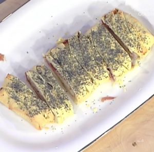 foto strudel speck, mele e asiago