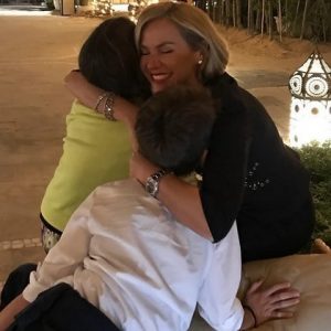 foto Federica Panicucci con i figli