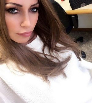 foto Karina Cascella in camerino