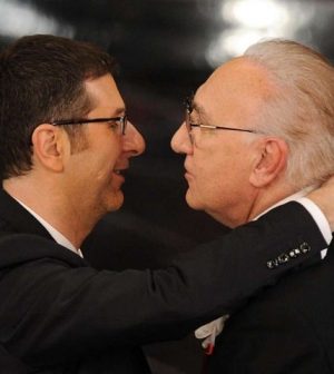 Foto Pippo Baudo Fabio Fazio
