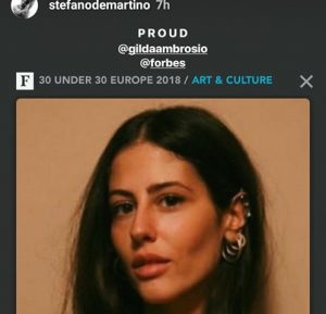 foto stefano de martino messaggio per gilda ambrosio