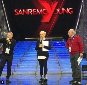 foto Antonella Clerici prove Sanremo Young