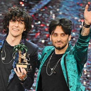 foto Fabrizio moro ermal meta sanremo vincitori