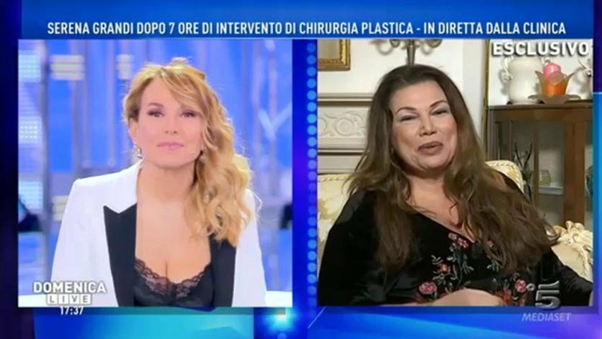 foto serena grandi e barbara d'urso