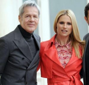 Foto Michelle Hunziker Claudio Baglioni