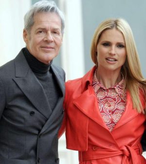 Foto Michelle Hunziker Claudio Baglioni