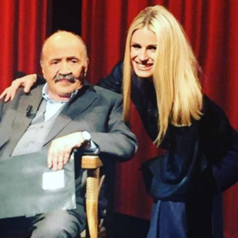 foto Michelle Hunziker l'intervista maurizio costanzo