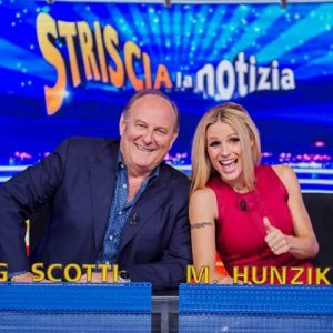 foto scotti Hunziker striscia la notizia Ficarra e picone