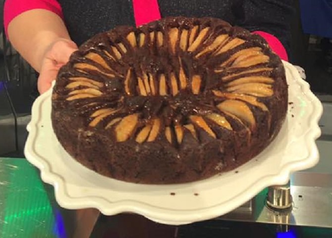 Foto torta pere e cioccolato La prova del cuoco