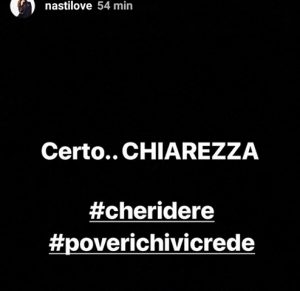 foto commento chiara nasti