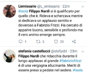 foto commento su filippo nardi