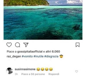 foto insulti di raz degan e simone susinna