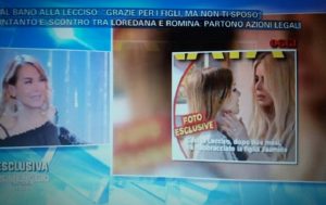 foto loredana lecciso con jasmine a cellino san marco