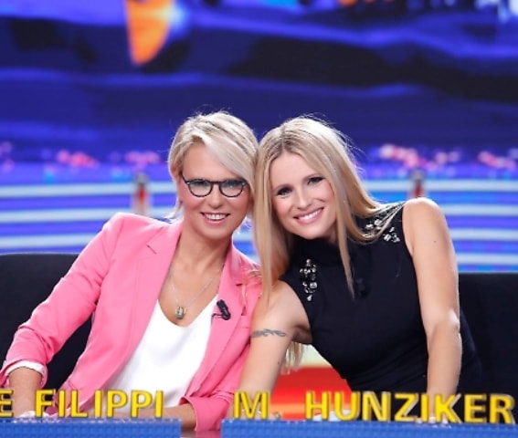 Foto Maria De Filippi Michelle Hunziker