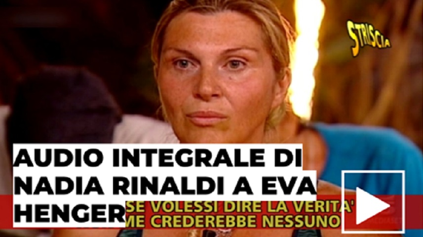 foto striscia la notizia contro nadia rinaldi