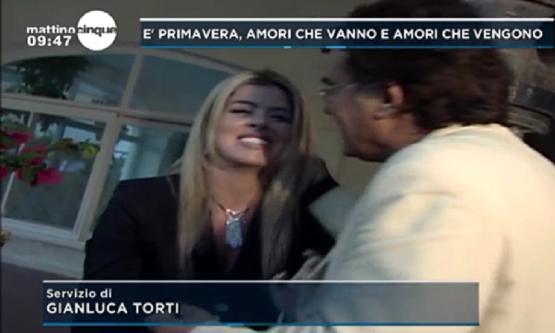 foto al bano nel servizio di mattino 5