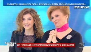 foto iva zanicchi e la nipote a domenica live