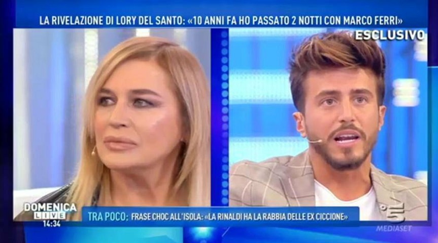 foto lory del santo e marco ferri