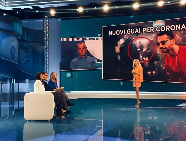 foto fabrizio corona a mattino5