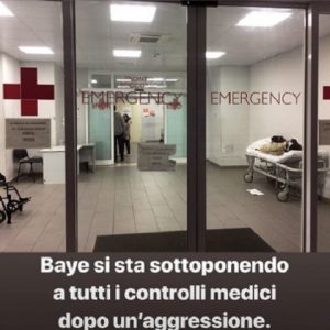 foto Baye Dame in ospedale