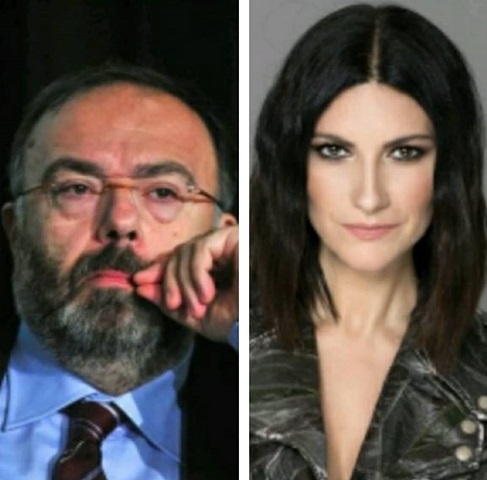 foto laura pausini sbotta contro massimo bernardini