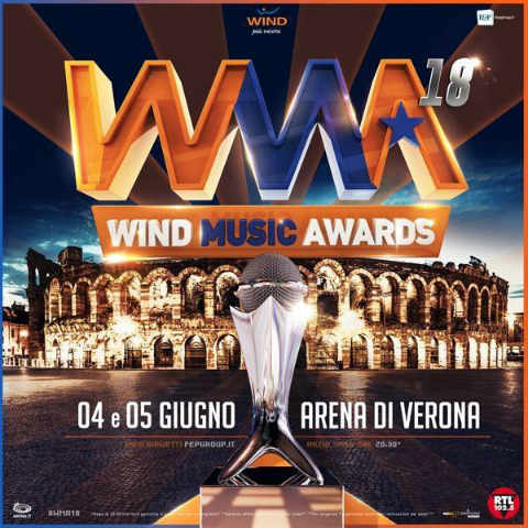foto wind music awards Carlo conti vanessa incontrata scaletta anticipazioni 2018