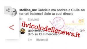 foto commento gabriele parpiglia