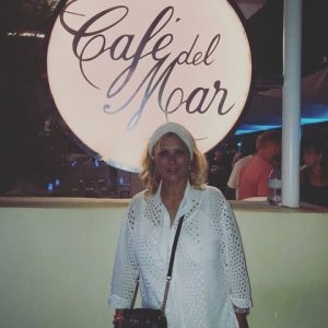 foto Tina Cipollari a Ibiza