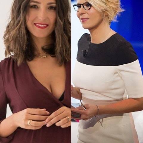 Foto Caterina Balivo e Maria De Filippi