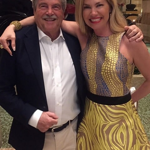 foto Federica Panicucci con il padre