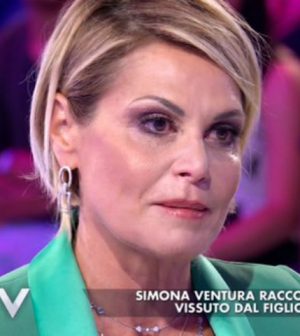 foto Simona ventura Niccolò bettarini verissimo