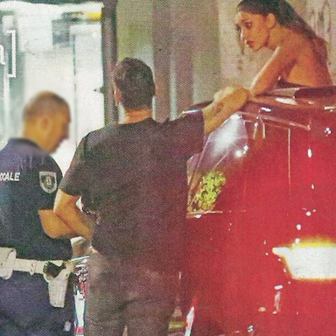 foto belen rodriguez polizia