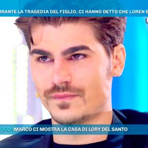 foto marco cuculo lory del Santo Loren domenica live