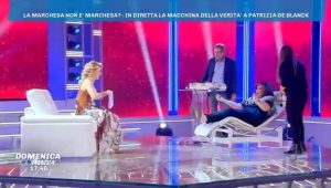 foto patrizia de blanck a domenica live