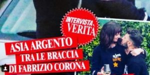 foto asia argento e corona insieme