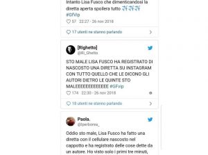 foto lisa fusco spoilera i retroscena degli autori del gf vip