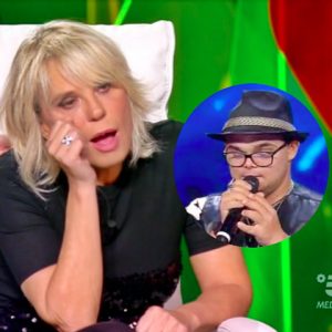 foto Maria De Filippi piange Marco Baruffaldi tu si que vales