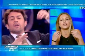 foto tonon e nuccetelli, lite a domenica live