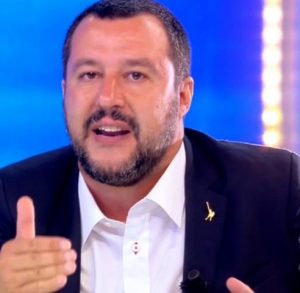 foto Salvini pomeriggio 5