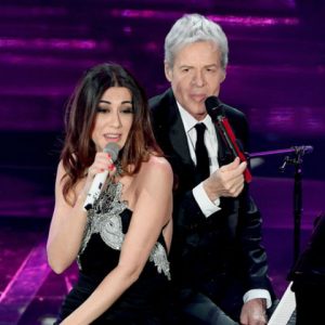 foto Virginia Raffaele Claudio Baglioni festival di sanremo