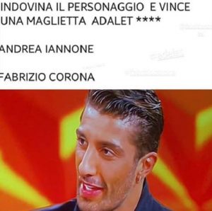 foto corona contro iannone