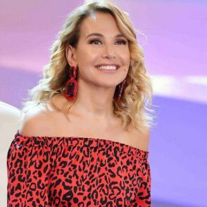 foto Barbara D'Urso batte vita in diretta festival di sanremo