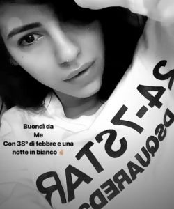 foto Giulia De Lellis febbre