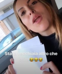 foto Claudia Dionigi influenzata