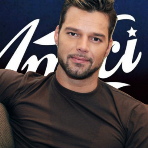 foto Ricky martin giudice del serale di amici 18