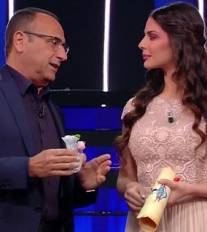foto Carlo Conti e Ludovica Caramis 26 aprile